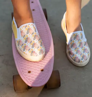Floral sneakers